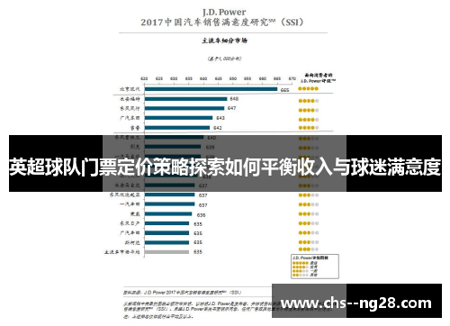 英超球队门票定价策略探索如何平衡收入与球迷满意度